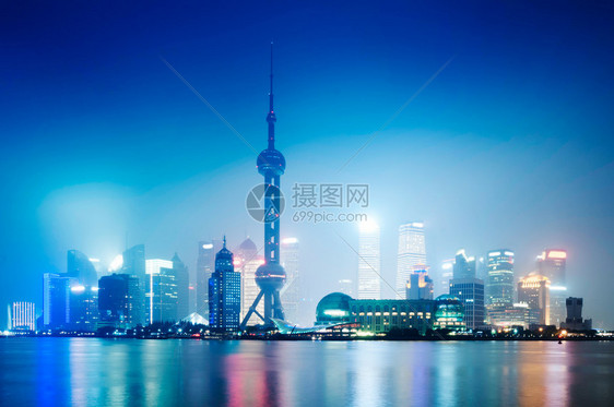 上海夜景美丽的夜景图片