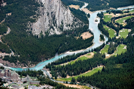 FairmontBanffSprings酒店和高图片