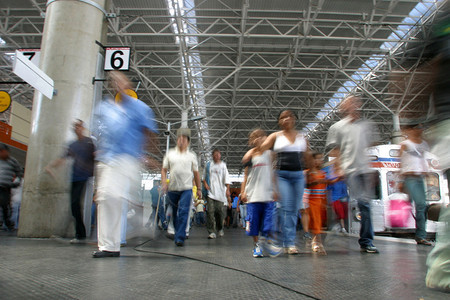 位于SaoPaulo的现代都市站在布拉齐尔图片