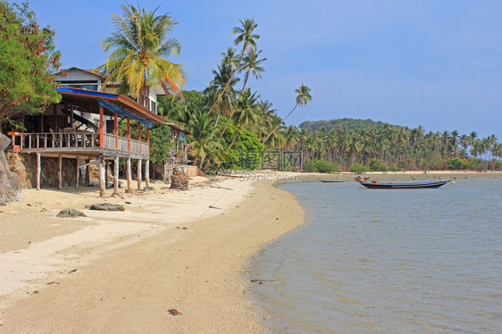 ThongKrut村海滩泰国Koh图片