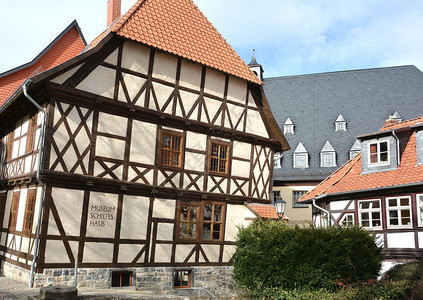 古老城镇Wernigerode的图片
