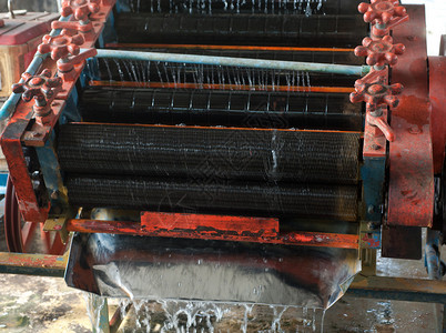 橡胶生产用太阳能制背景图片