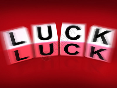 Luck显示幸运命或气的图片