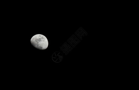 夜晚的月亮图片