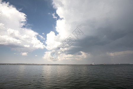 海上的Rattray头灯塔背景图片