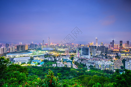 深圳市中心城市景观图片