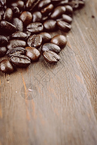 木背景咖啡豆古董图片