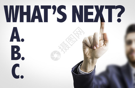 商人指着文字下图片素材