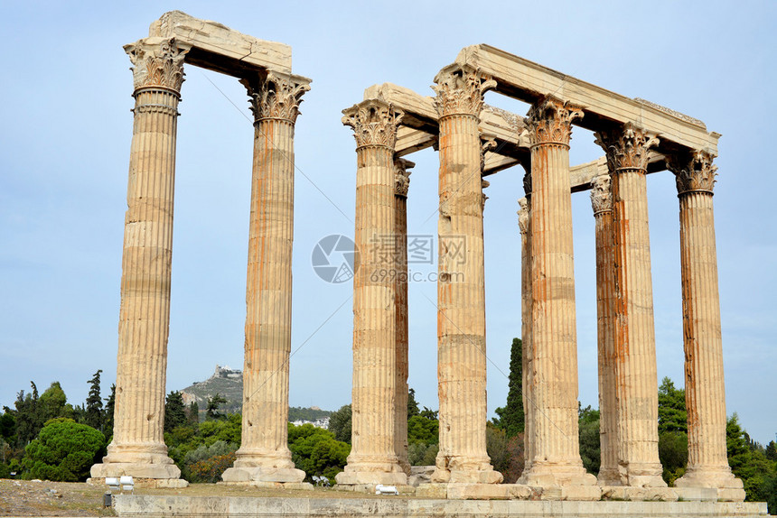 宙斯古庙雅典希腊图片