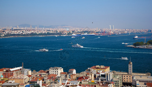 伊斯坦布尔BosphorusStrait和GoldenHor图片