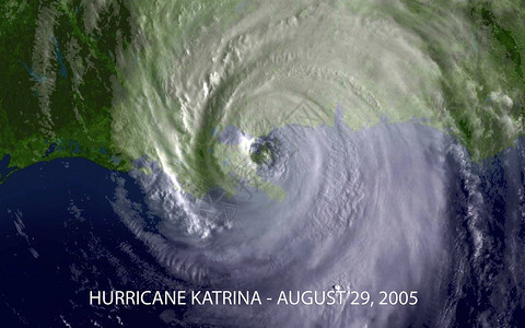 2005年8月28日卡特里娜飓风在墨西哥湾上空的卫星照片该NOAA图像属于公共领域GOES124图片
