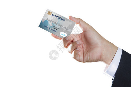 在线购物概念的手持信用卡用于网图片