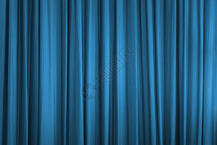蓝色窗帘背景图片