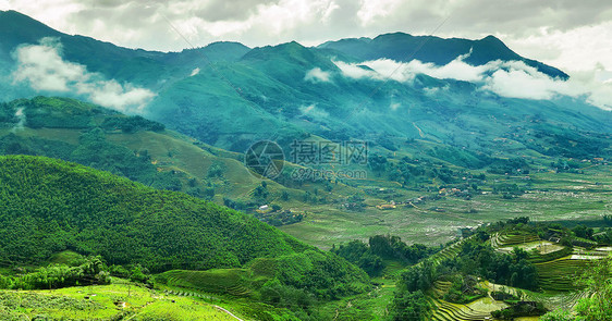 风景山生态旅游越南北部老cai省黄良公园和越北图片
