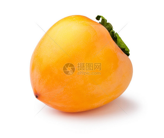 整个HachiyapersimmonDispyroskaki的水果孤立在白色上Matt图片