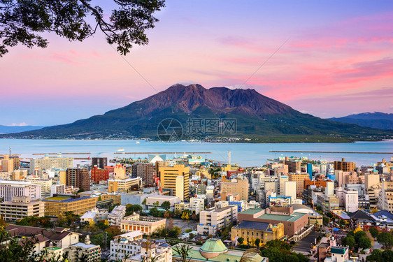 日本鹿儿岛樱岛火山图片