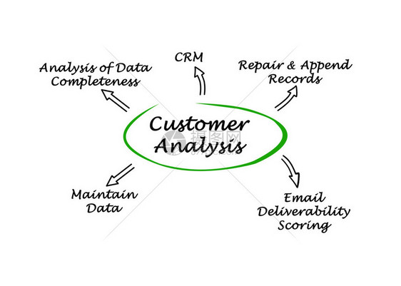 客户分析图图片