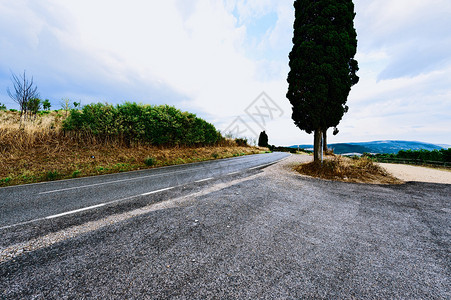在意大利托斯卡纳的风道铺路文艺图片