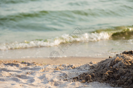 美丽的海洋海景海浪太阳海图片