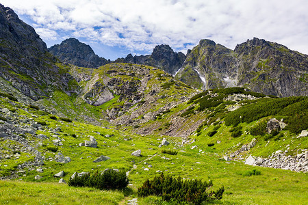 令人振奋的塔特拉山地貌景色Tatras图片