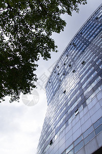 奥地利维也纳气压计前现代办公大楼位于奥背景图片
