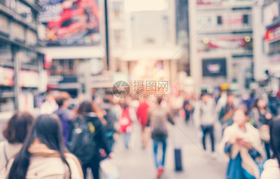 在日本大阪南巴区Dotonbori公路图片