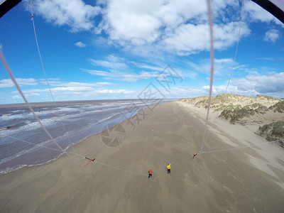 从风筝看英国的福姆比海滩图片