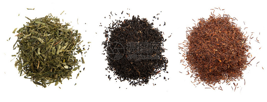 绿茶红茶红茶的干叶图片