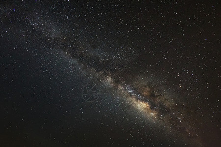 夜空中美丽的银河系图片