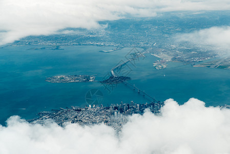 旧金山和海湾地区空中照片AirimoshodofSanFranciscoandTheBa图片