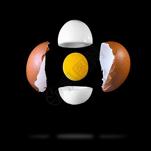 鸡蛋切片的煮鸡蛋鸡蛋的所有成分都显示图片