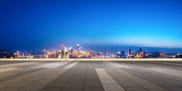 市区城市风景和天线在清阳重庆的水背景图片