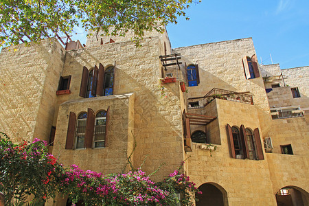 旧耶路撒冷历史城墙内的公寓建筑群图片