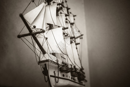 船模型小木船漂亮的纪念品图片