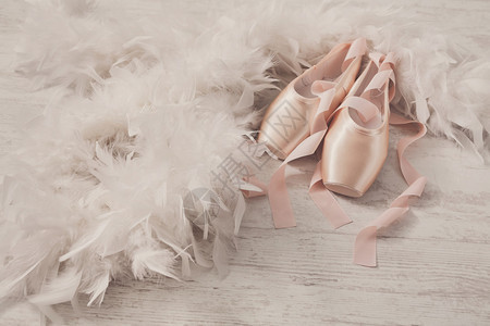 粉色芭蕾舞鞋背景背景图片