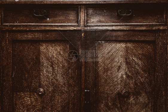 旧式衣柜关门回装家具背景纹图片