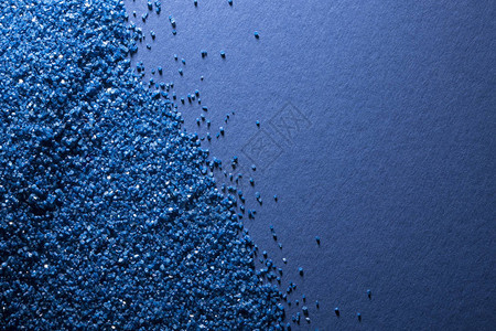 蓝色纸板蓝色沙子的背景背景图片