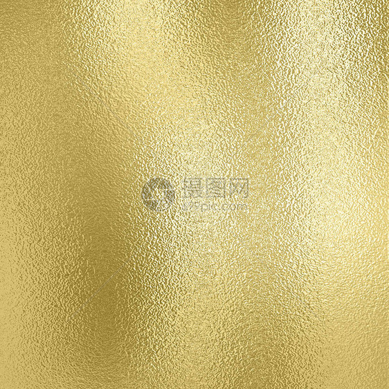 金色属装饰质感的闪亮金箔背景图片