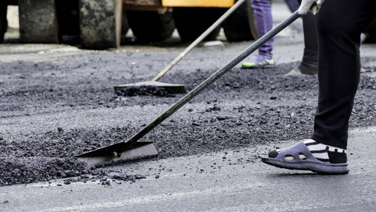 道路建设工业和团队劳图片