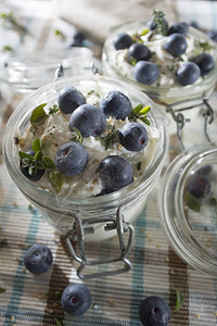 酸奶蓝莓营养健康早餐图片