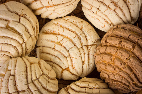 Conchas甜面包墨西图片
