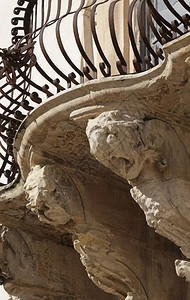 巴洛克风格的贝内文塔诺宫门面图片