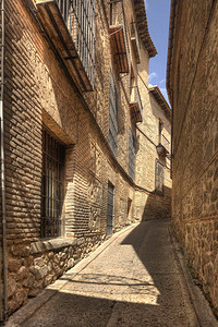 西班牙历史托莱多古老中心的图片