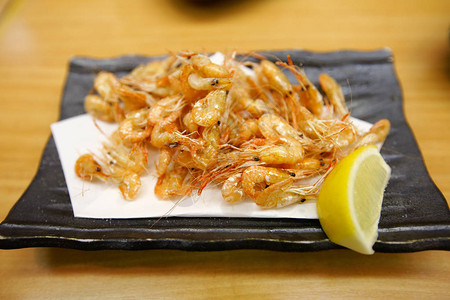 深油炸淡水虾无卡拉麦的kawae图片