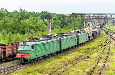 BekasovoSortirovochnoye站的货运列车图片
