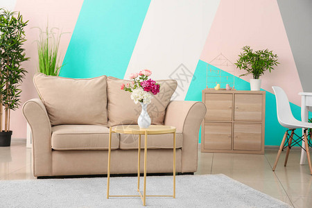 现代客厅设计搭配舒适沙发图片