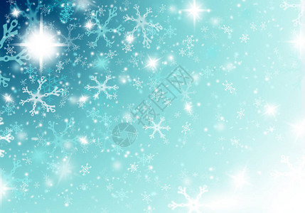 圣诞背景雪质感金蓝红星图片