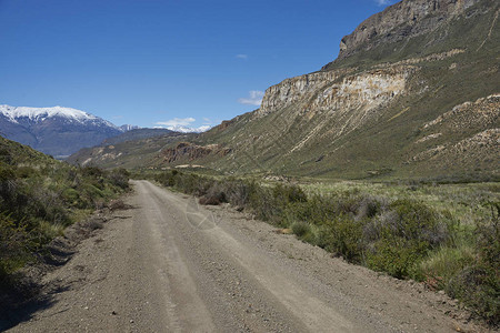 智利巴塔哥尼亚北部Chacabuco山谷沿线图片