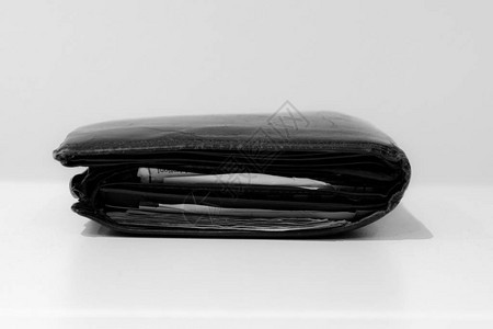 钱包的黑白图片图片