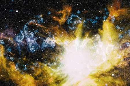 深空的螺旋星系由美国航天局提图片